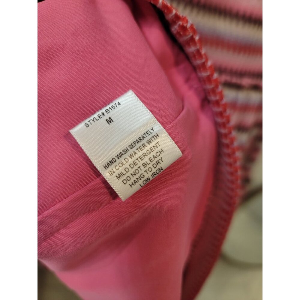 Tuckernuck Crawford Pink Zigzag Mini Dress Size Medium - Picture 5 of 7